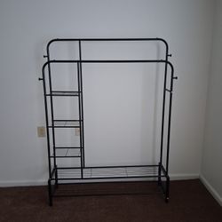 Garrett Rack With Shelfs