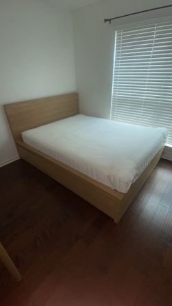 Bed frame and mattress