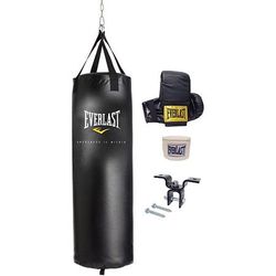 Everlast 70 lbs. Heavy Bag Kit Off-White - 