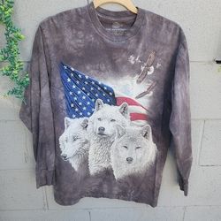 The Mountain Y2K Nature Tee M Wolf