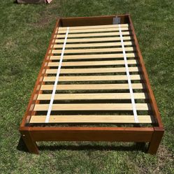 West Elm Solid Wood Twin Bed Frame