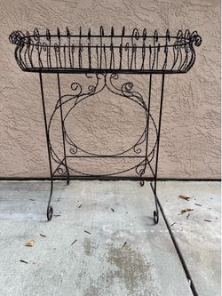 Wrought Iron Planter