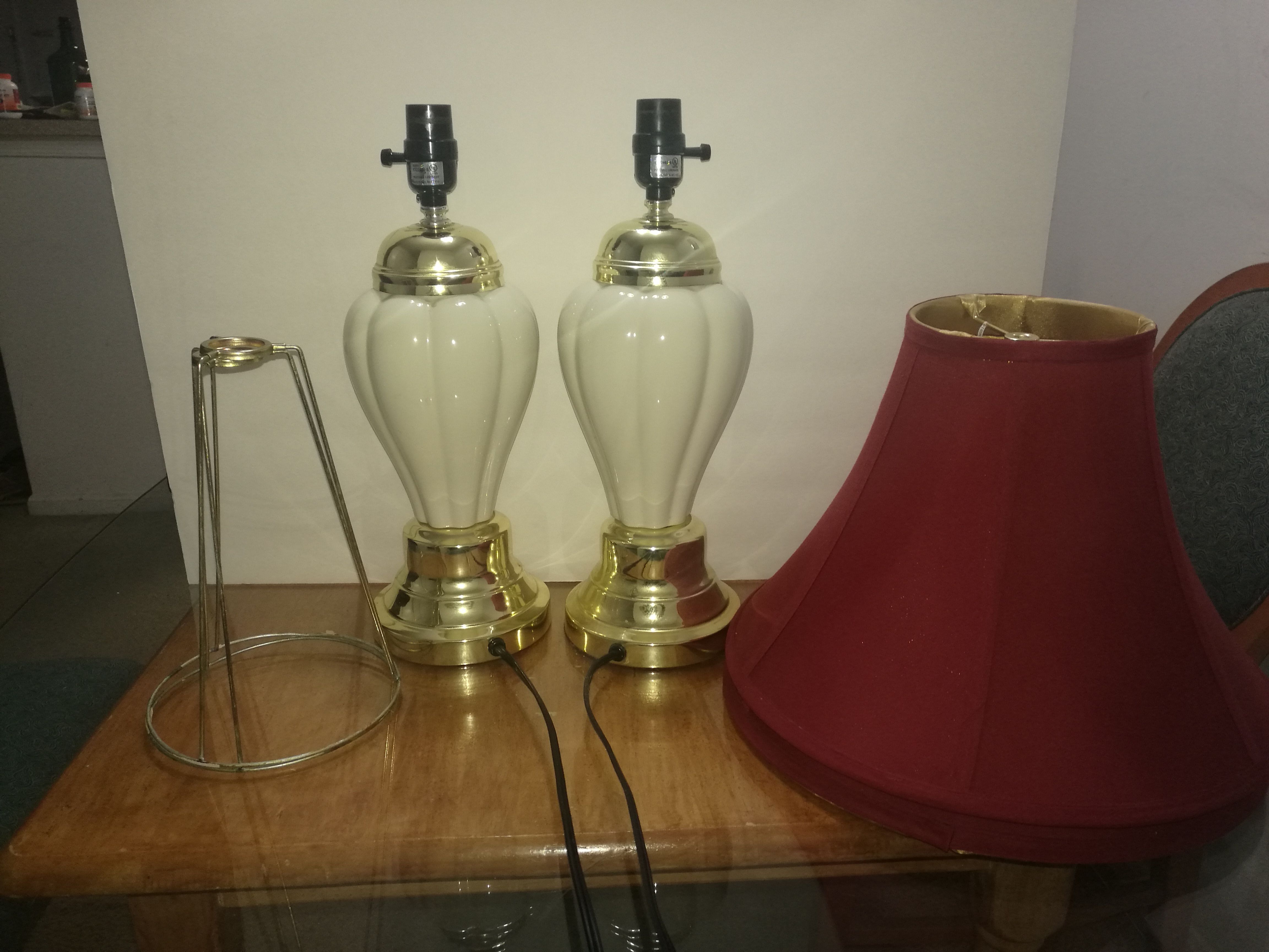 Ceramic Table Lamp Set