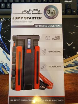 3 In 1 Jump Starter, Power Bank