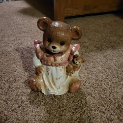 Angel Bear Cookie Jar
