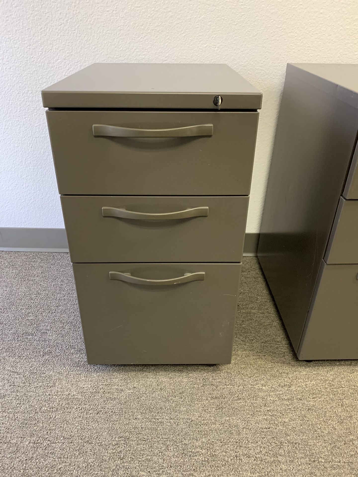 Herman Miller file cabinets, Q Mobile Pedestals