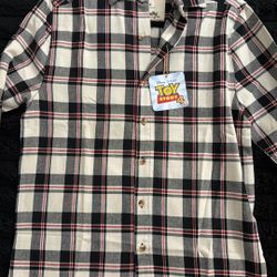 Disney Pixar Toy Story Flannel Shirt Size S