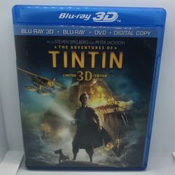 The Adventures Of Tin Tin 3D Blu-ray Blu-ray DVD 