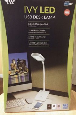 Led Lamp with Charger Port New