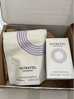 Nutrafol Postpartum 2 month Supply New, Unopened