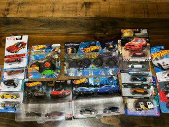 New Hot Wheels, Johnny Lightning, Jada Die Cast Cars Premium Real Riders Monster Truck 2 Pack.