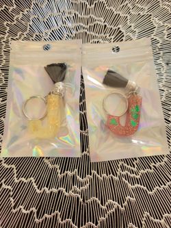 Letter J resin keychains