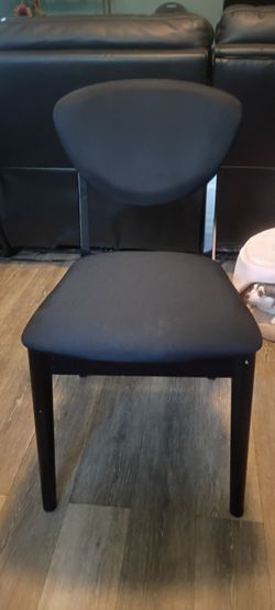 Black Upholstered Dining Chair