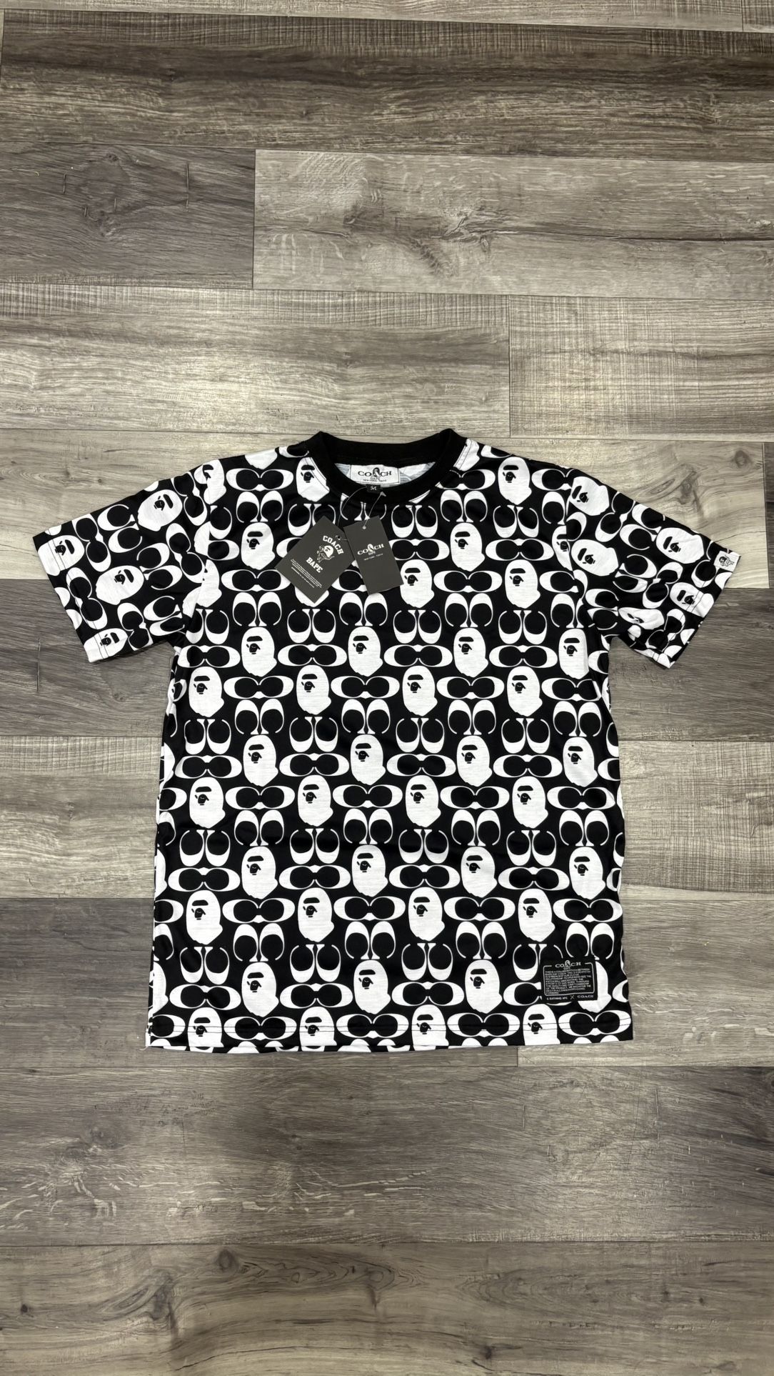 Coach x Bape Shirt Sizes S-XL