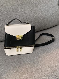 Steve Madden Black And White Purse