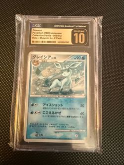 Glaceon CGC Pristine 10 Japanese Holo