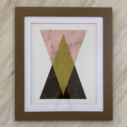 Framed Geometric Print