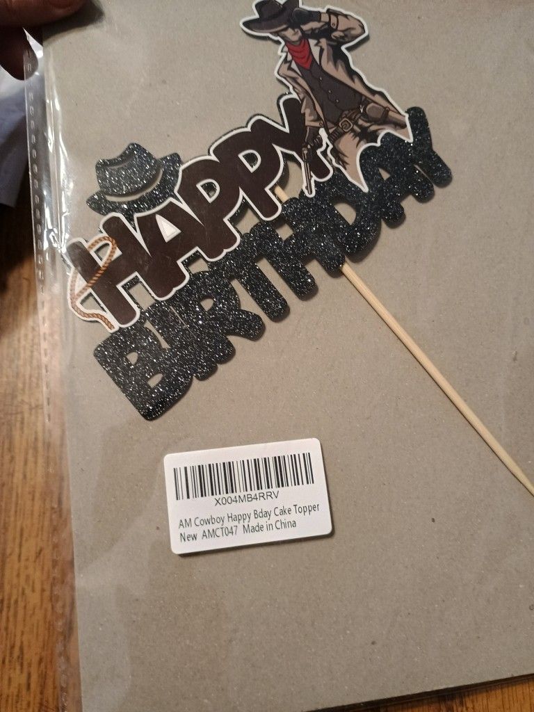 Cowboy Cake Topper