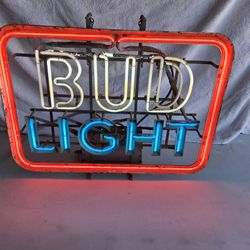 Bud Light neon antique vintage.