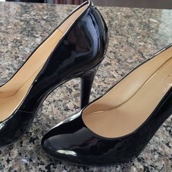 Jessica Simpson Shiney Black High Heels 