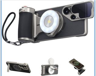 TELESIN Phone Camera Master Grip Kit for Samsung Galaxy S26 Ultra with 10X Flash 2in1/ND16 Filter