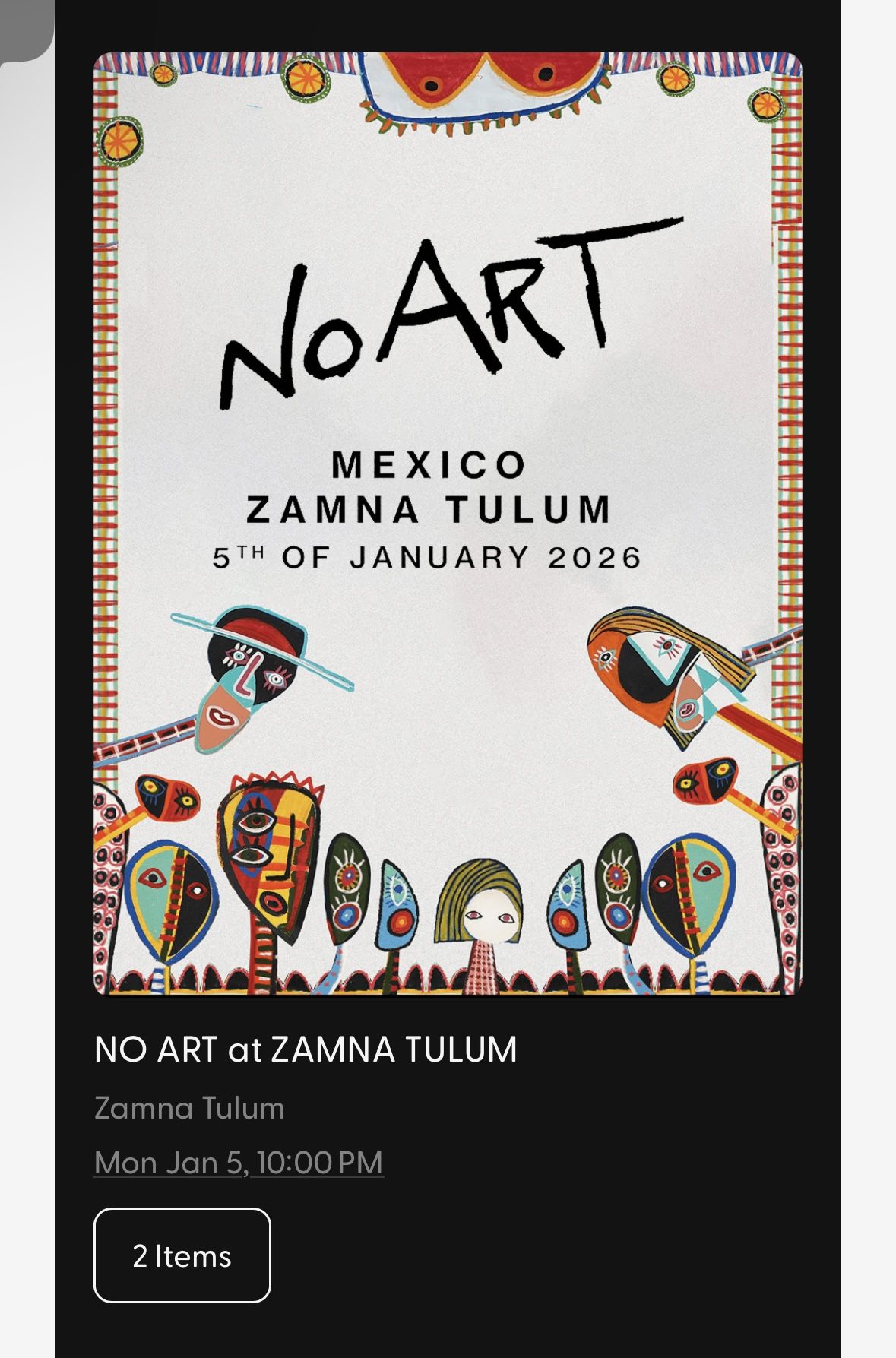 NoArt Festival Mexico TuLum