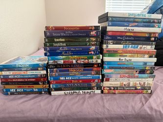 40+ Movie Animated DVD & Blu‑ray Collection – Disney, Pixar, DreamWorks – Family Classics Lot