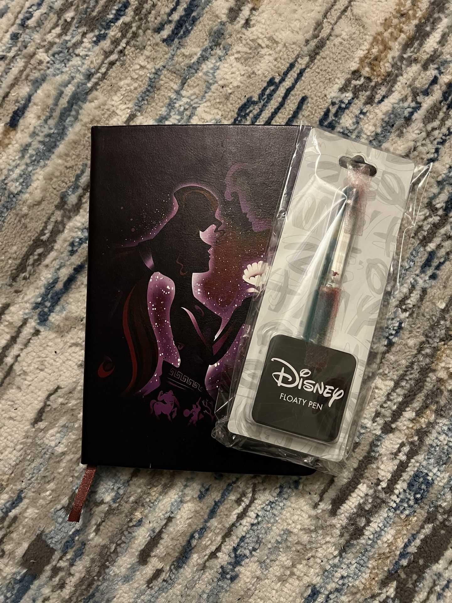 little mermaid journal with ariel floaty pen 