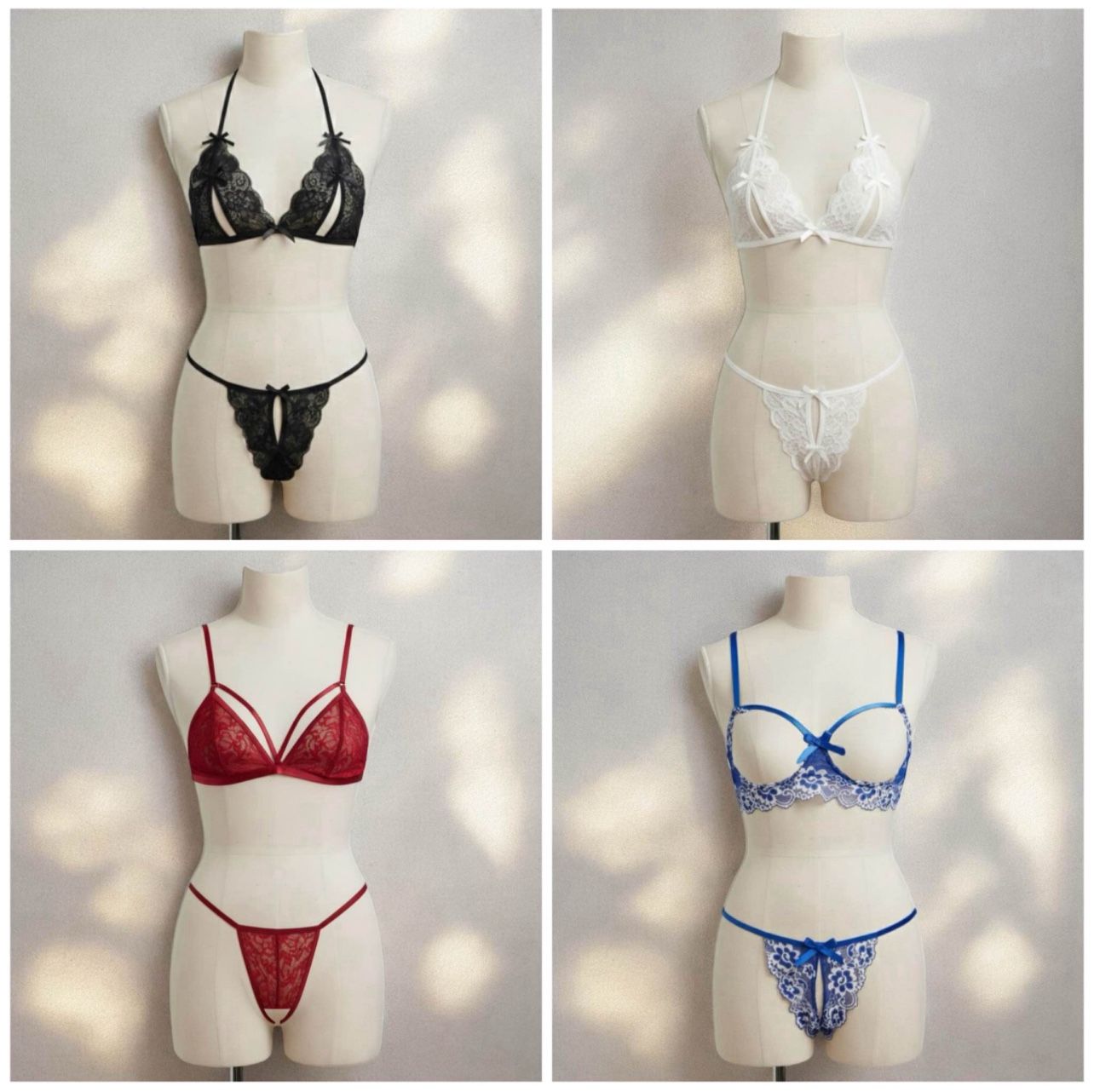 NEW/NUEVO Small crotchless lingerie $30each/lencería sin entre piernas talla chica $30cada una