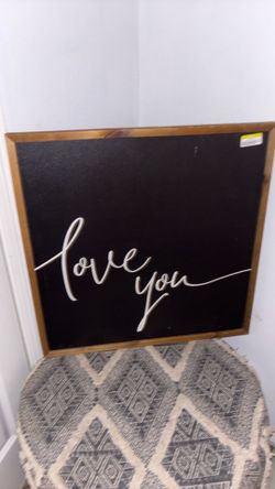 Poster wall “I love you”