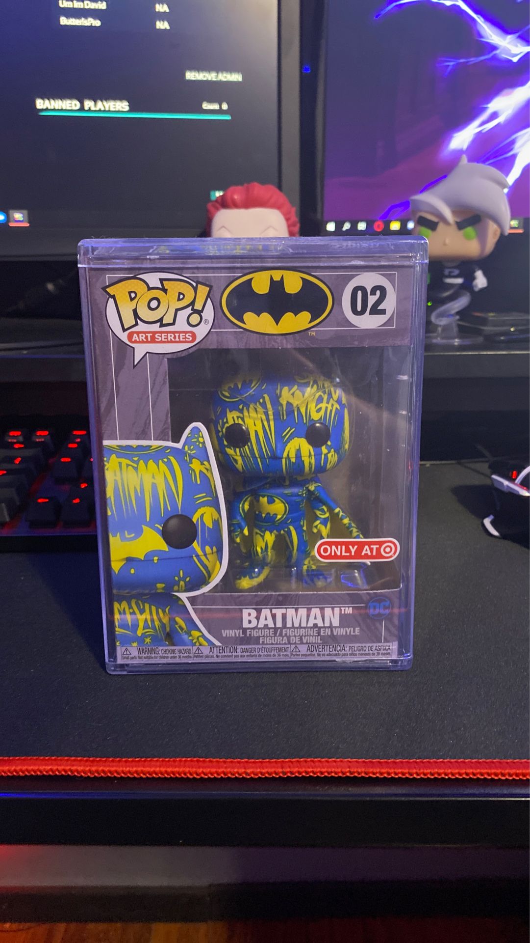 Batman Art series (blue and yellow)
