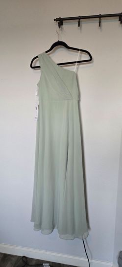 Azazie Bridesmaid Dress – Size 18 – Sage Green