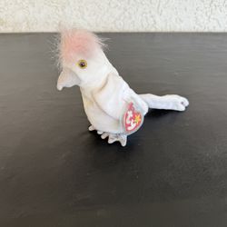 TY Beanie Baby Cockatoo Bird Named Kuku 