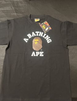 Classic Bape Tee Shirt Normal Brown Bape Logo