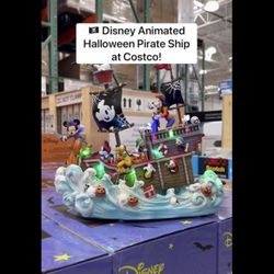 Disney Halloween Animated Pirate Ship 