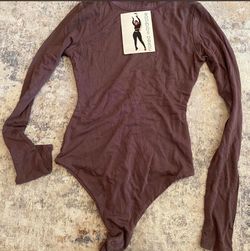 Naked Wardrobe Long Sleeve Bodysuit