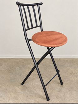 Stool with microsuede