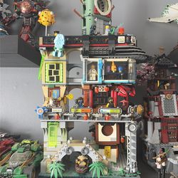 Fully built ninjago city