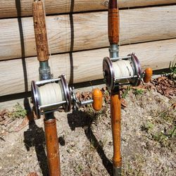 Two Penn 4/0 Special Senator reel/with rod 