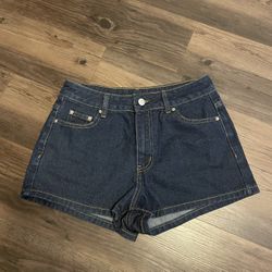 Dark Wash Denim Shorts