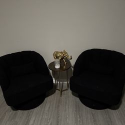 Black Sofa Set