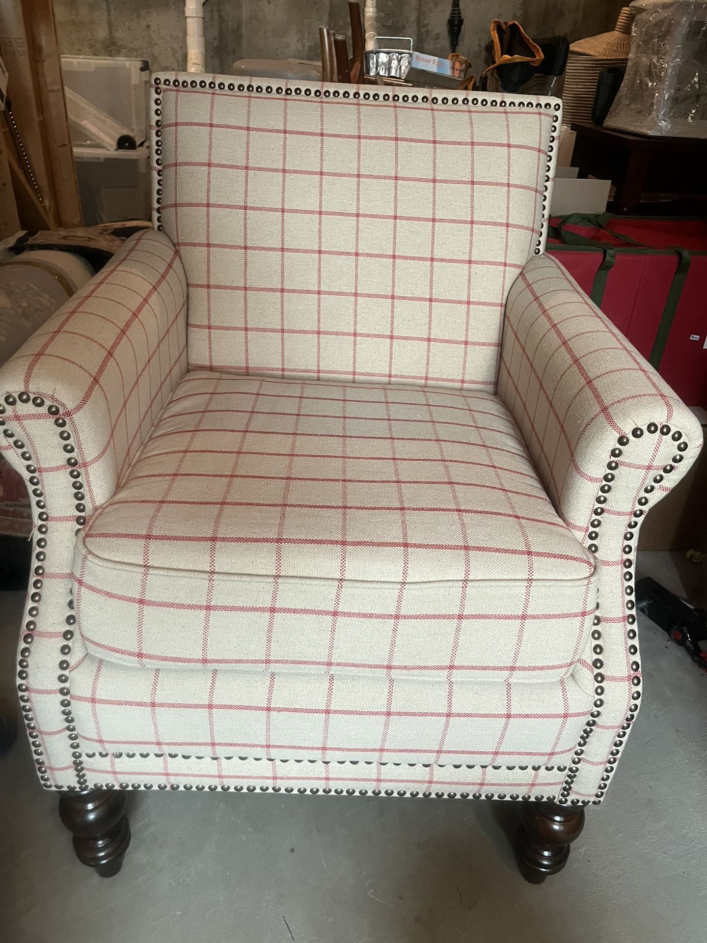 Safavieh Easton Club Plaid Chair