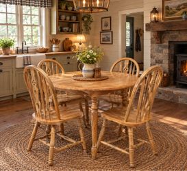 Table and 4 Chairs. Delivery Available.