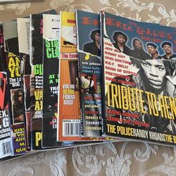 1990’s Nine Guitar World Magazines, $11 For All!