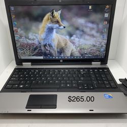 i7…i7…i7…HP…PROBOOK…model # 6550-B….500 GB HHD ...6.0 GB RAM . , 5 GENERATION…READY FOR CLASSES ON LINE OR WORK FROM 