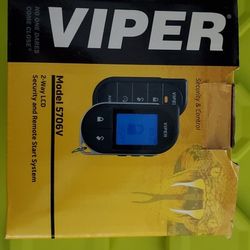 Viper 2 way lcd alarm  remote start combo 