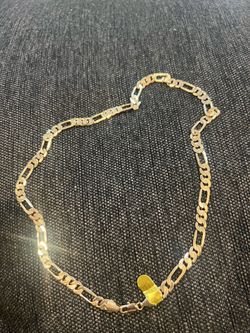 Sevende cadena de Oro y plata Nueva de 24 pulgadas