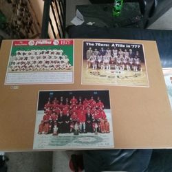Sports Memorabilia 76ers Philadelphia Phillies And The Flyers
