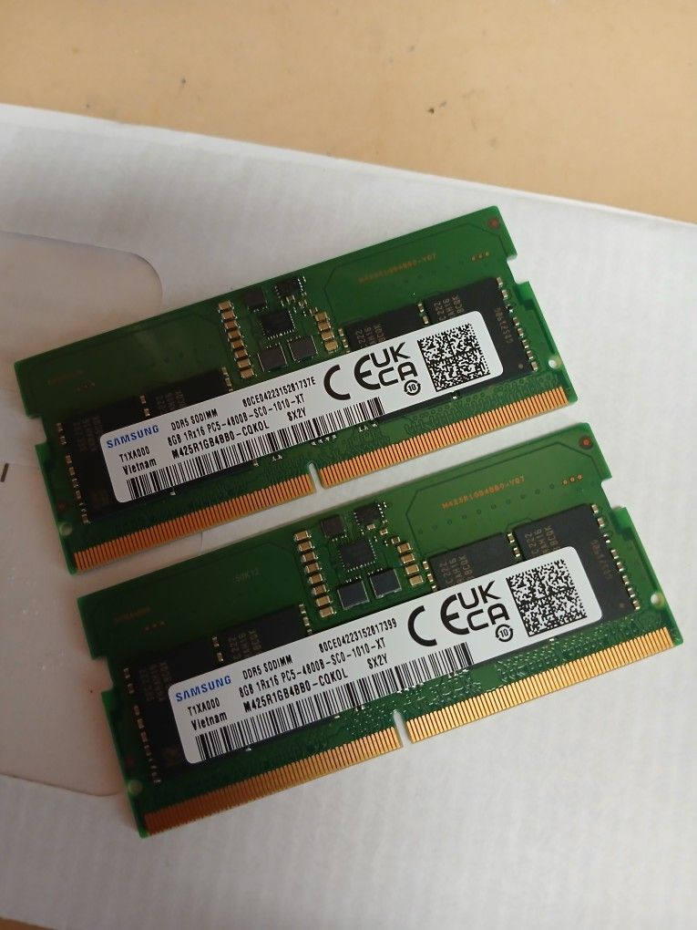 Samsung 16GB DDR5 RAM SODIMM 4800MHz
