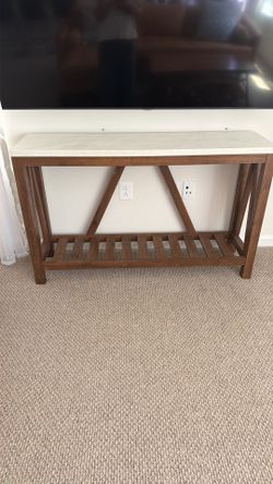 White entry table